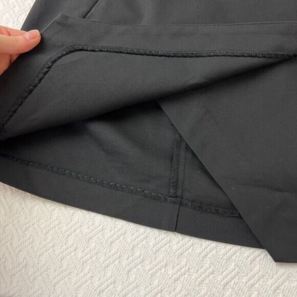 Vero Moda Women's Size 34 Black Alma Mini Short Skirt Zipper Wrap Asymmetrical - Picture 5 of 9